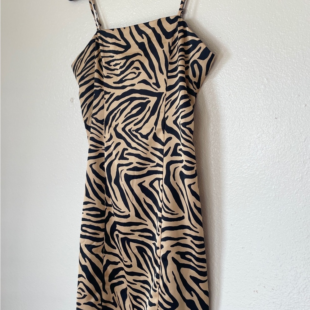 Zebra Print Mini Dress 🦓 🏷️